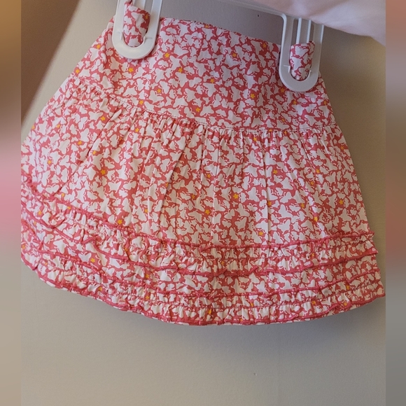 Little home baby girl 6-9 mos cotton skirt suit - daddy's little ladybug - Picture 4 of 8